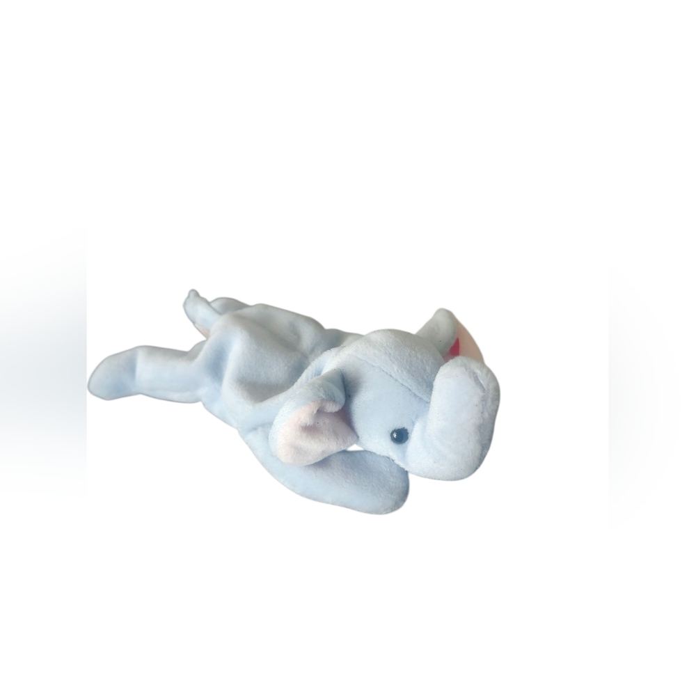 ty Adorable Blue Elephant Plush Toy